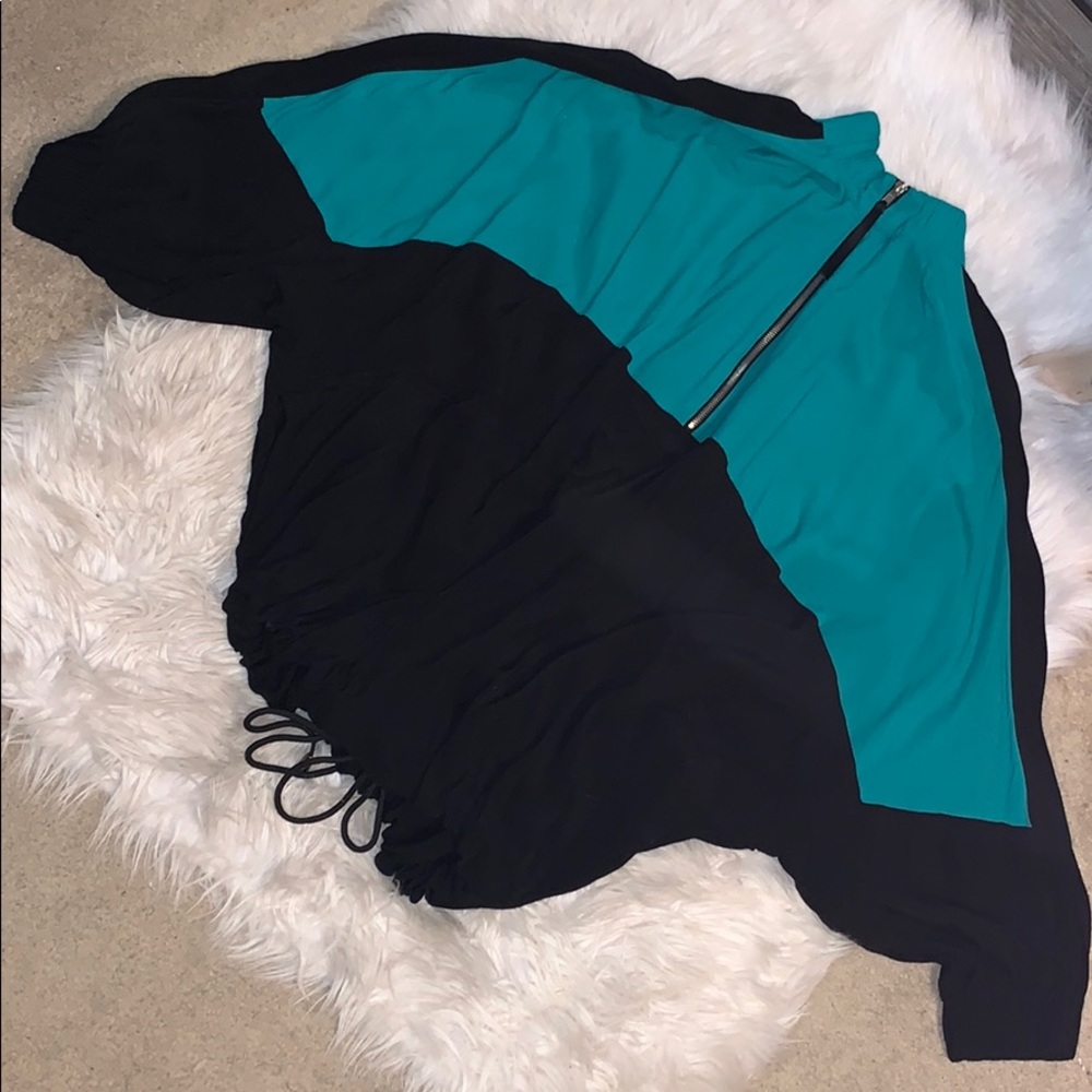 FREE PEOPLE Oversized Slouchy 1/4 Zip Pullover